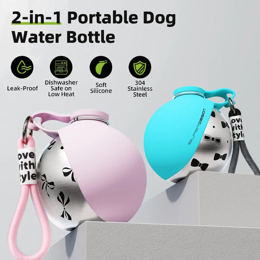 Compact Dog Travel Water Bottle